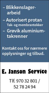 E. Janson Service