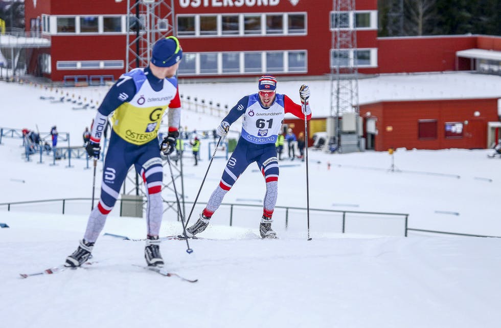 OXAAL Thomas Guide: LID Ole-Martin, NOR, Men Long F,Visually Imp. World Para Nordic Skiing World Cup Östersund 2019 190113 Foto: KARL NILSSON
